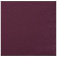 SERVIETTE 38X38 CM OUATE 2 PLIS PRUNE X100