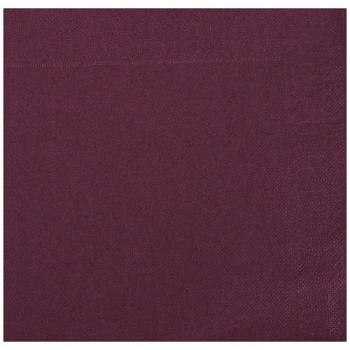 SERVIETTE 38X38 CM OUATE 2 PLIS PRUNE X100