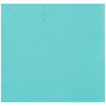 SERVIETTE MICRO GAUFFRE 25X25CM TURQUOISE X50