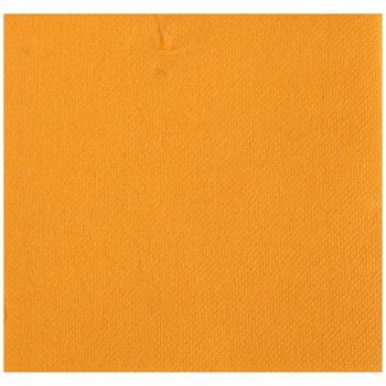 SERVIETTE MICRO GAUFFRE 25X25CM MANDARINE X50