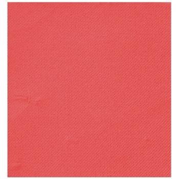 SERVIETTE MICRO GAUFFRE 25X25CM ROUGE X50