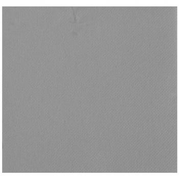 SERVIETTE MICRO GAUFFRE 25X25CM GRIS X50