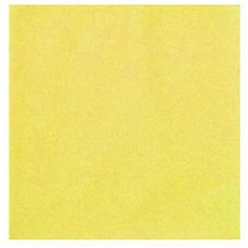 SERVIETTE VOIE SECHE 40X40 CM JAUNE  X50