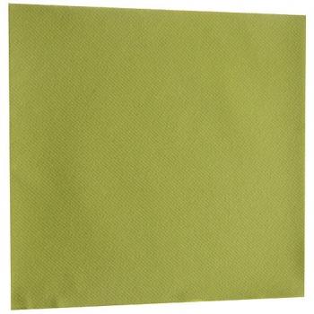 SERVIETTE VOIE SECHE 40X40 TILLEUL /KIWI X50