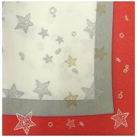 SERVIETTE VOIE SECHE 40X40 CM STELLA ROUGE X25