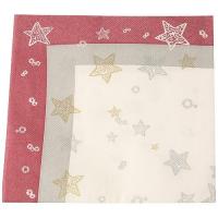 SERVIETTE VS 40X40 STELLAPRUNE/GRIS X25