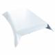 NAPPE PAPIER DAMASSE BLANC 1.20X10 M