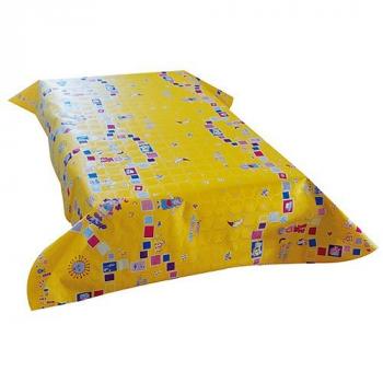 NAPPE PAPIER DAMASSE DECOR ANNIVERSAIRE 1.2X6 M