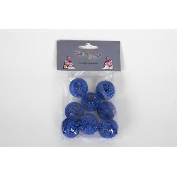 Mini lampion bleu x8