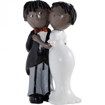 COUPLE MARIES BD NOIR 15CM