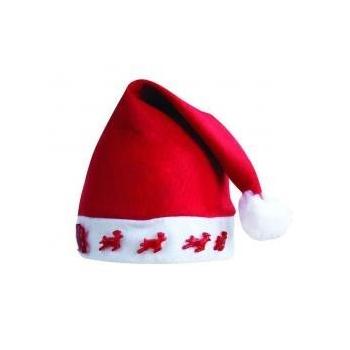 BONNET PERE NOEL "TRAINEAU" LUMINEUX