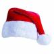 BONNET PERE NOEL PELUCHE FILAMENT ARGENT