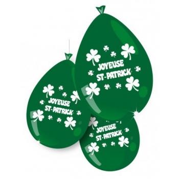 BALLONS "JOYEUSE ST PATTRICK" x10