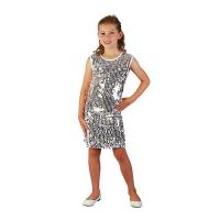 ROBE DISCO ENFANT FILLE  5/6ANS