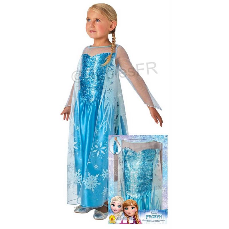 Déguisement enfant de la Reine des neiges (Elsa)