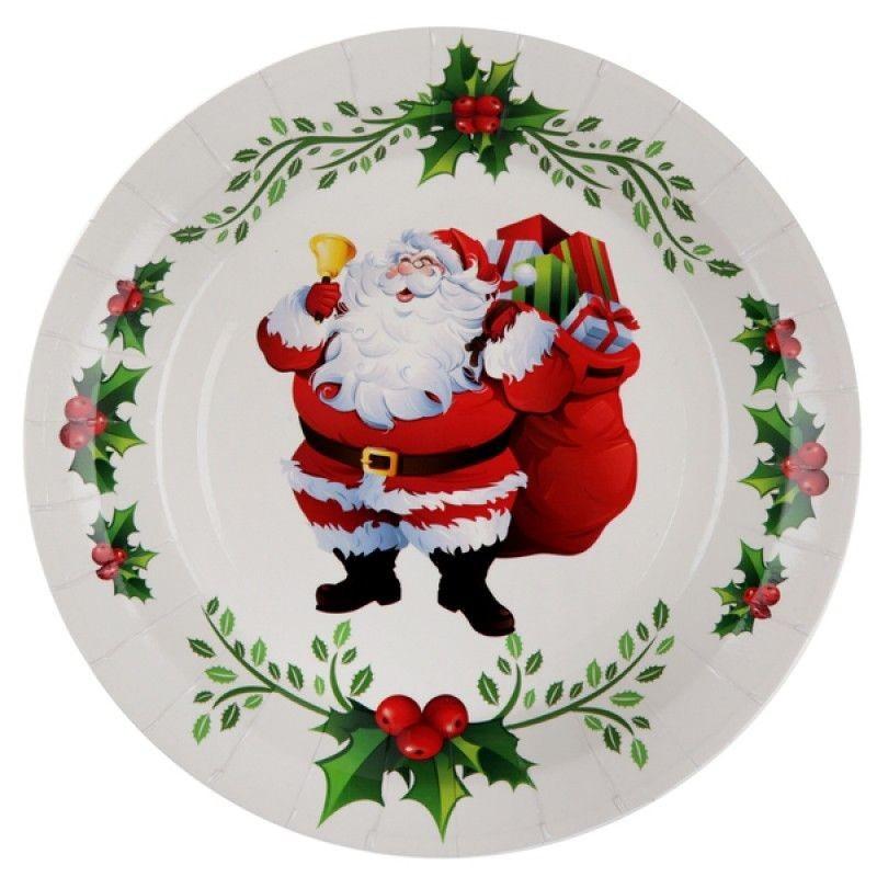 Grande Assiette Perforée Décoration de Noël - diamètre 30 cm