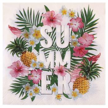 SERVIETTE TROPICAL X20