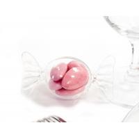 BOITE BONBON TRANSPARENTE X3 4.2X9X4CM