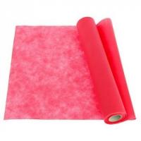 CHEMIN DE TABLE INTISSE FUSHIA 29/30CMX10M