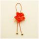 ROND DE SERVIETTE FLEUR ORANGE X6