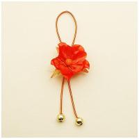 ROND DE SERVIETTE FLEUR ORANGE X6