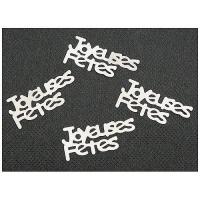 CONFETTIS DE TABLE JOYEUSES FETES ARGENT 20 G