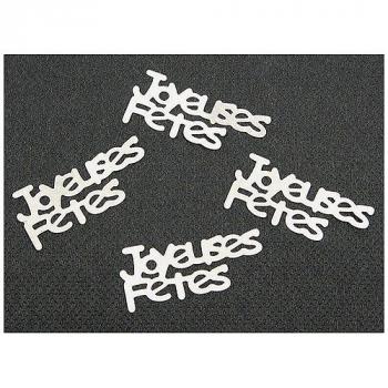 CONFETTIS DE TABLE JOYEUSES FETES ARGENT 20 G