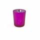 PHOTOPHORE DECOR PAPILLONS INTERIEUR MIROIR FUSHIA