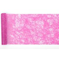 Chemin de table romance fushia 30 cm x 10 m