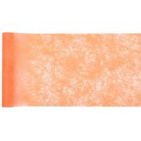 Chemin de table romance orange 30 cm x 10 m