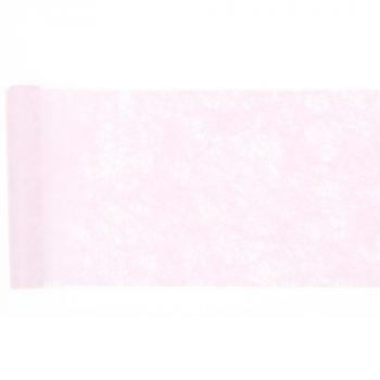 CHEMIN DE TABLE ROMANCE BLANC