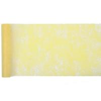 Chemin de table romance ivoire 30 cm x 10 m