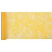 Chemin de table romance jaune  30 cm x 10 m