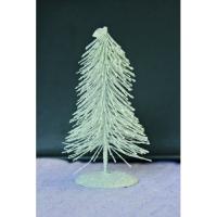 SAPIN PAILLETTES BLANC 12 CM