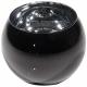 BOUGEOIR BOULE NOIR METAL 10CMX8.5CM