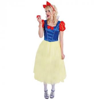 COSTUME BLANCHE NEIGE ROBE LONGUE TAILLE S