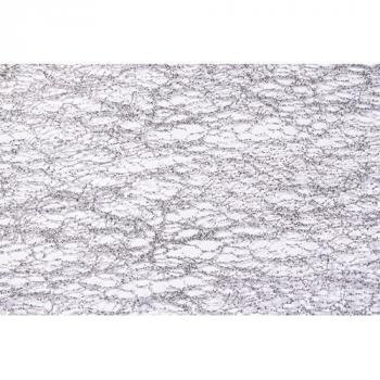 RUBAN DE TABLE GLITTER 10CMX5M ARGENT