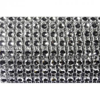 RUBAN DIAMANTS ARGENT 2CMX1.80M