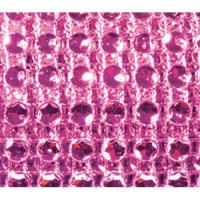 RUBAN DIAMANTS FUSHIA 2CM