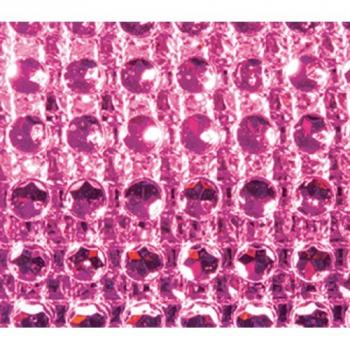 RUBAN DIAMANTS FUSHIA 2CM