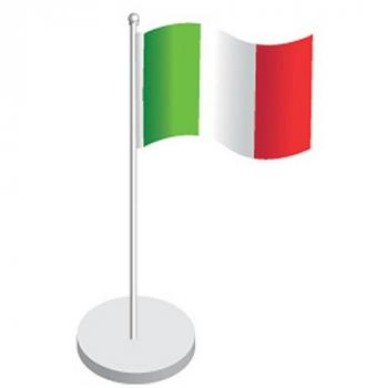 MARQUE PLACE X6 8CM DRAPEAU ITALIE