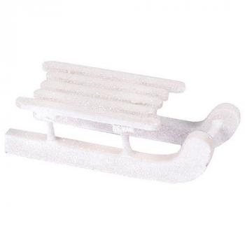 LUGE X4 PAILLETTES BLANC 6.5CM