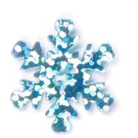 CONFETTIS FLOCONS HOLO BLEU CIEL 14GR