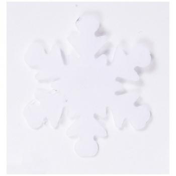 CONFETTIS FLOCONS HOLO BLANC 14GR