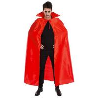 CAPE SATIN ROUGE TAILLE UNIQUE