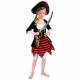 DEGUISEMENT PIRATE FILLE ROBE+CHAPEAU TAILLE 152CM