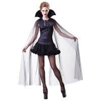 CAPE COL VAMPIRESSE NOIRE LUXE 156 CM