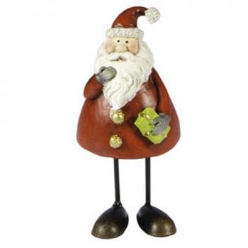 PERE NOEL RESINE CADEAU 12CM