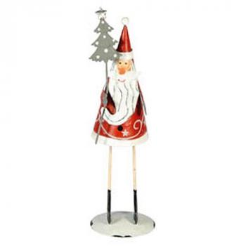 PERE NOEL METAL ROUGE 16.5CM