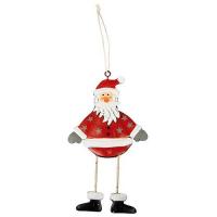 PERE NOEL A SUSPENDRE METAL 23CM